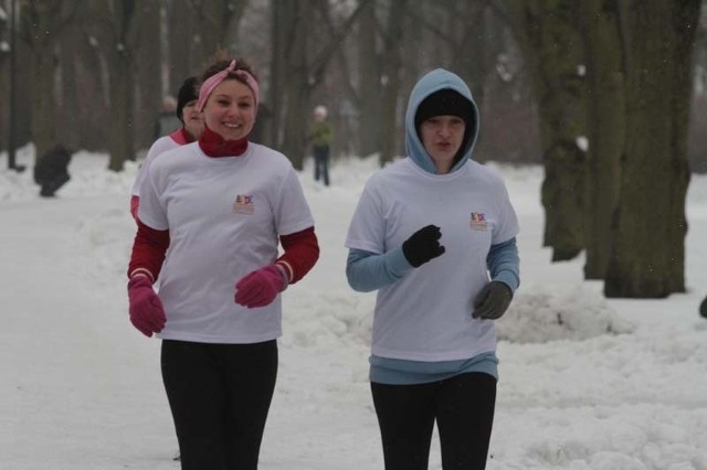 41. łódzki Parkrun w parku Poniatowskiego