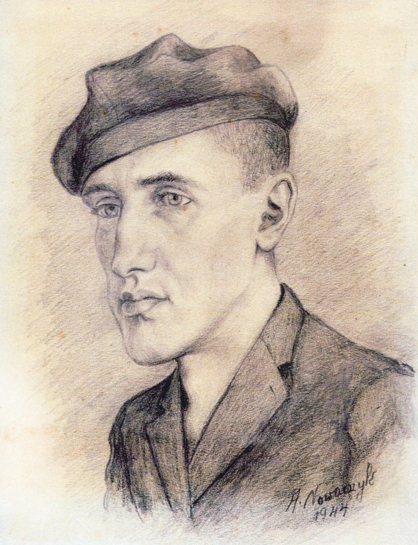 Felicjan Łada - portret obozowy z roku 1944