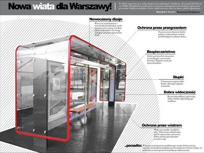 Przetarg &quot;Przystanek dla Warszawy&quot;. Wiemy, kto wymieni 1600 stołecznych wiat [ZDJĘCIA]