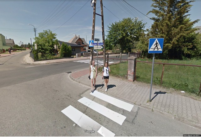 Mieszkańcy Wolborza na zdjęciach Google Steet View