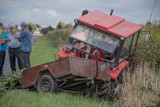 Uderzył w przyczepkę ciągnika i uciekł. Miał 1,5 promila