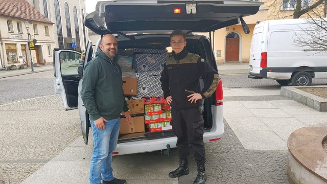 W niedzielę do Wolsztyna dotarł transport darów dla Ukrainy zebranych przyjaciół z Lübben w Niemczech.