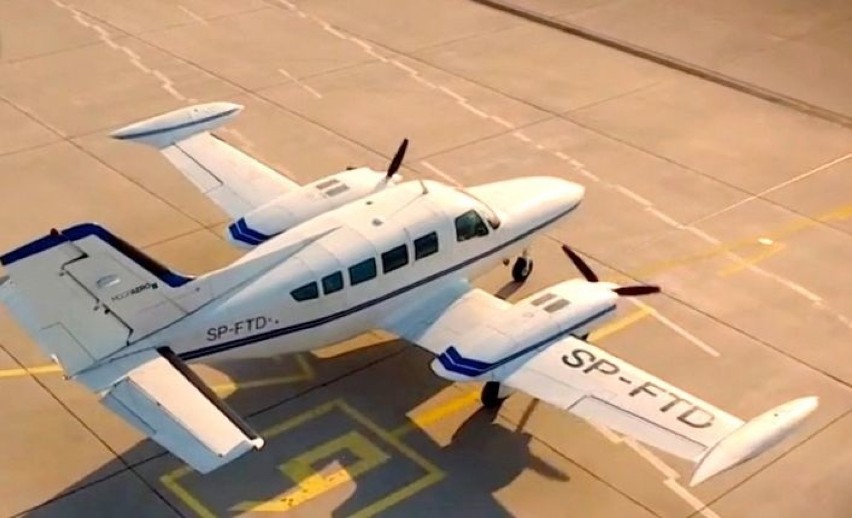 MGGP Aero - Cessna Businessliner 402 B o numerach SP-FTD...