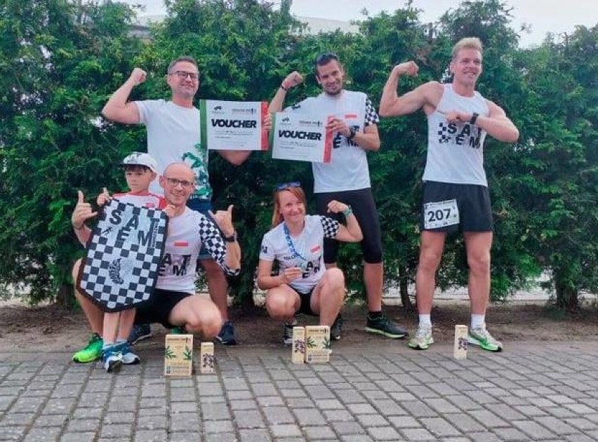 Ekipa biegaczy z Start Team Wąbrzeźno wzięła udział w biegu...