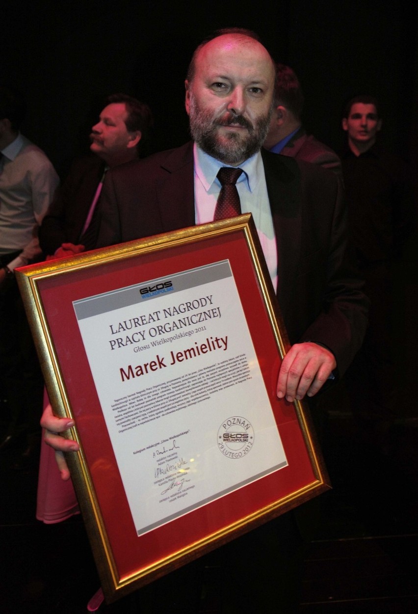 Prof. Marek Jemielity, laureat Nagrody Pracy Organicznej