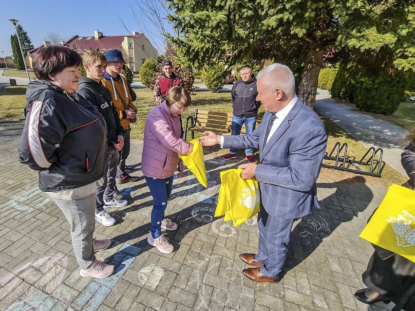 Kraśnik. Spotkanie starosty z rodziną z miasta Browary