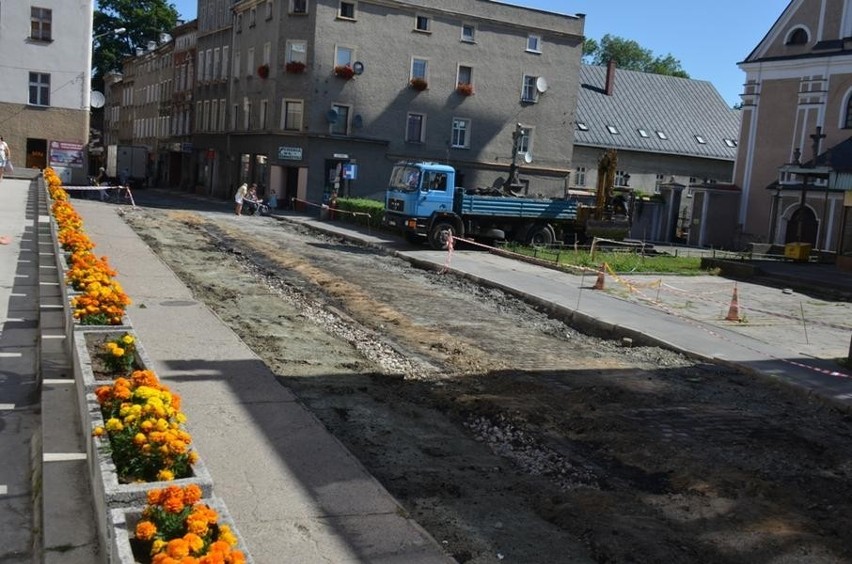 Zaczęła się przebudowa ulicy Grunwaldzkiej w Ząbkowicach Śląskich