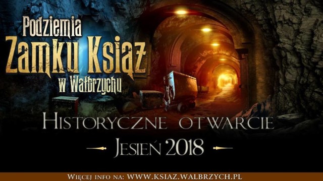 Trasa podziemna pod zamkiem Książ w Wałbrzychu