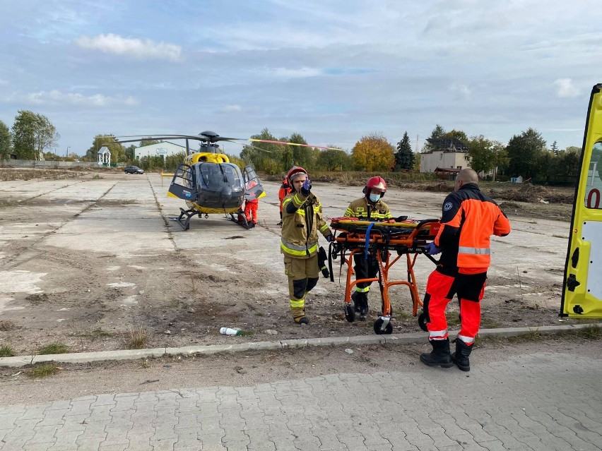 Gniezno. Śmigłowiec LPR pomógł w transporcie dziecka, które...