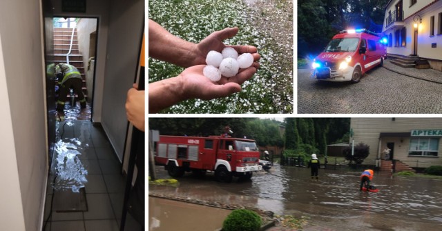 Burza, która przeszła przez powiat aleksandrowski 1 lipca wyrządziła wiele szkód. Strażacy już interweniowali 81 razy