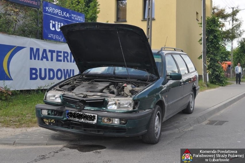 Do ul. Nowodworskiej w Lubartowie doszło do zderzenia dwóch...