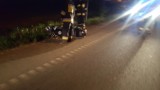 Wypadek w Widlinie (22.05.2017). Motocyklista uderzył w sarnę. Ranna pasażerka w szpitalu | ZDJĘCIA