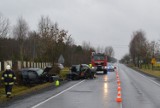 Śmiertelny wypadek pod Bełchatowem. Nie żyje kierowca audi