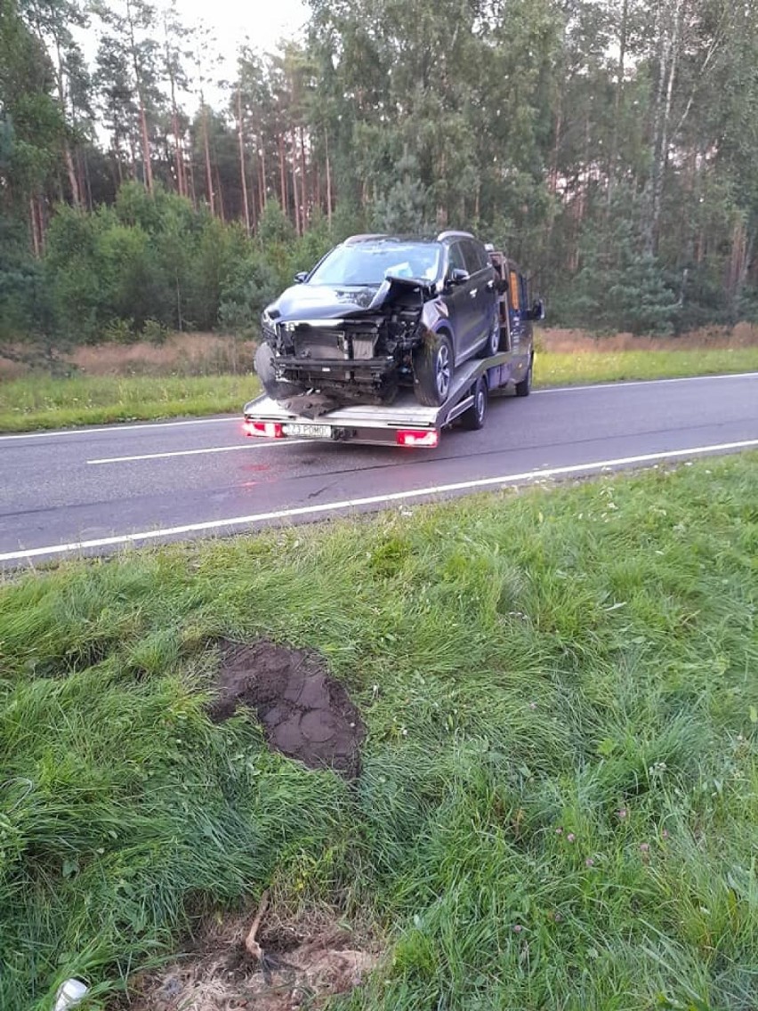 Gmina Rzeczenica. Dwa samochody wypadły z drogi w okolicy Trzmielewa