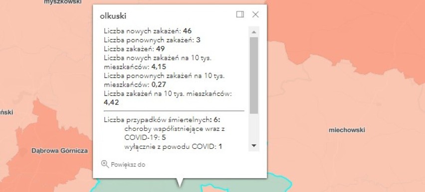 Prawie 21 tysięcy zakażeń COVID-19 w kraju. W powiatach oświęcimskim, wadowickim, chrzanowskim i olkuskim są nowe przypadki