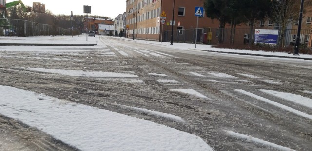 Skrzyżowanie ulic - w Sławnie - Kopernika i Matejki