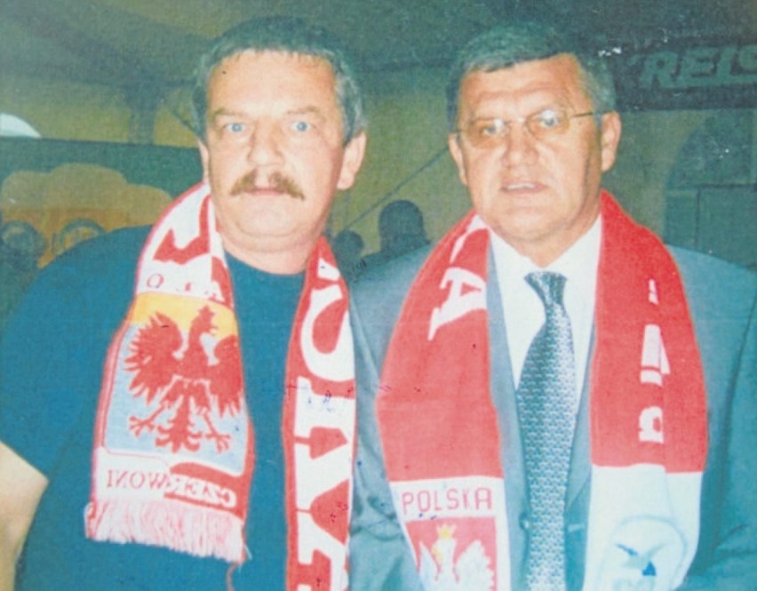 Z Włodzimierzem Lubańskim, legendą polskiej piłki nożnej