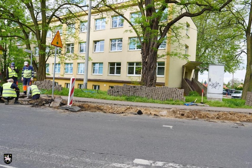 Rozpoczął się remont skrzyżowania w centrum Sycowa 