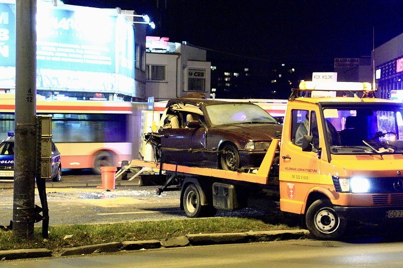 30.12.2011. Wypadek na ulicy Grunwaldzkiej niedaleko...