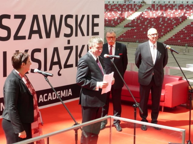 Uroczyste otwarcie WTK 2014, w dniu 22.05 na Stadionie Narodowym, na zdjęciu Jerzy Wenderlich - V-ce Marszałek Sejmu. .Fot.Isabella Degen