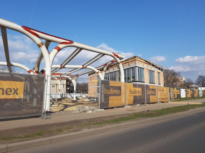 Budowa Centrum Przesiadkowego Sądowa w Katowicach