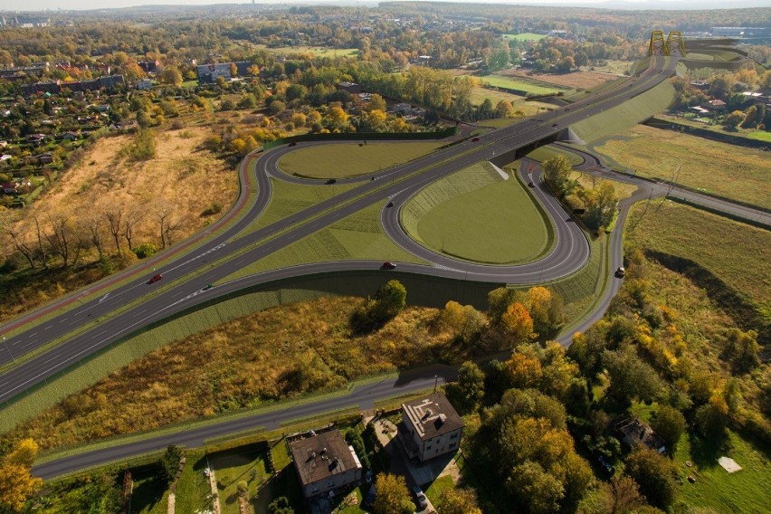 Ruda Śląska: Trasa N-S połączy DTŚ z autostradą A4. Miasto ogłosiło przetarg na budowę ostatniego odcinka. ZDJĘCIA