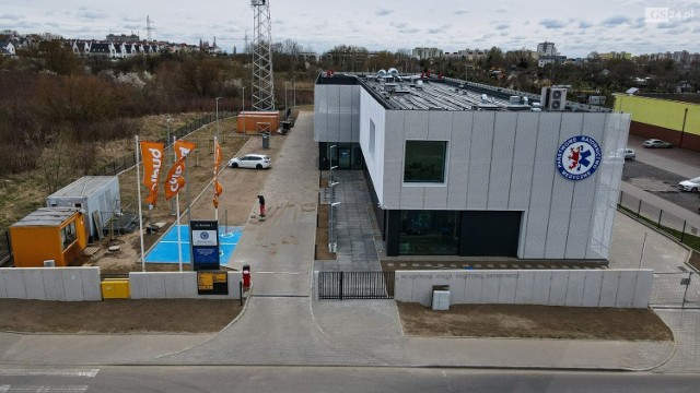 Nowa siedziba Wojewódzkiej Stacji Pogotowia Ratunkowego przy ul. Duńskiej w Szczecinie.