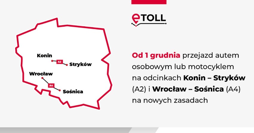 Od 1 grudnia koniec szlabanów na państwowych autostradach