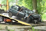 Makabryczny wypadek samochodowy niedaleko Górzycy. Zginęły trzy młode osoby. Trwają oględziny miejsca zdarzenia