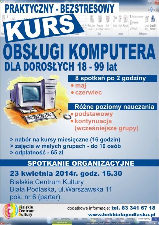 Zapisz się na kurs komputerowy w Białej Podlaskiej.