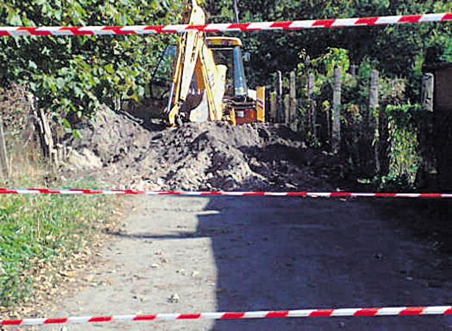 Kilka dni temu jedyna droga została rozkopana