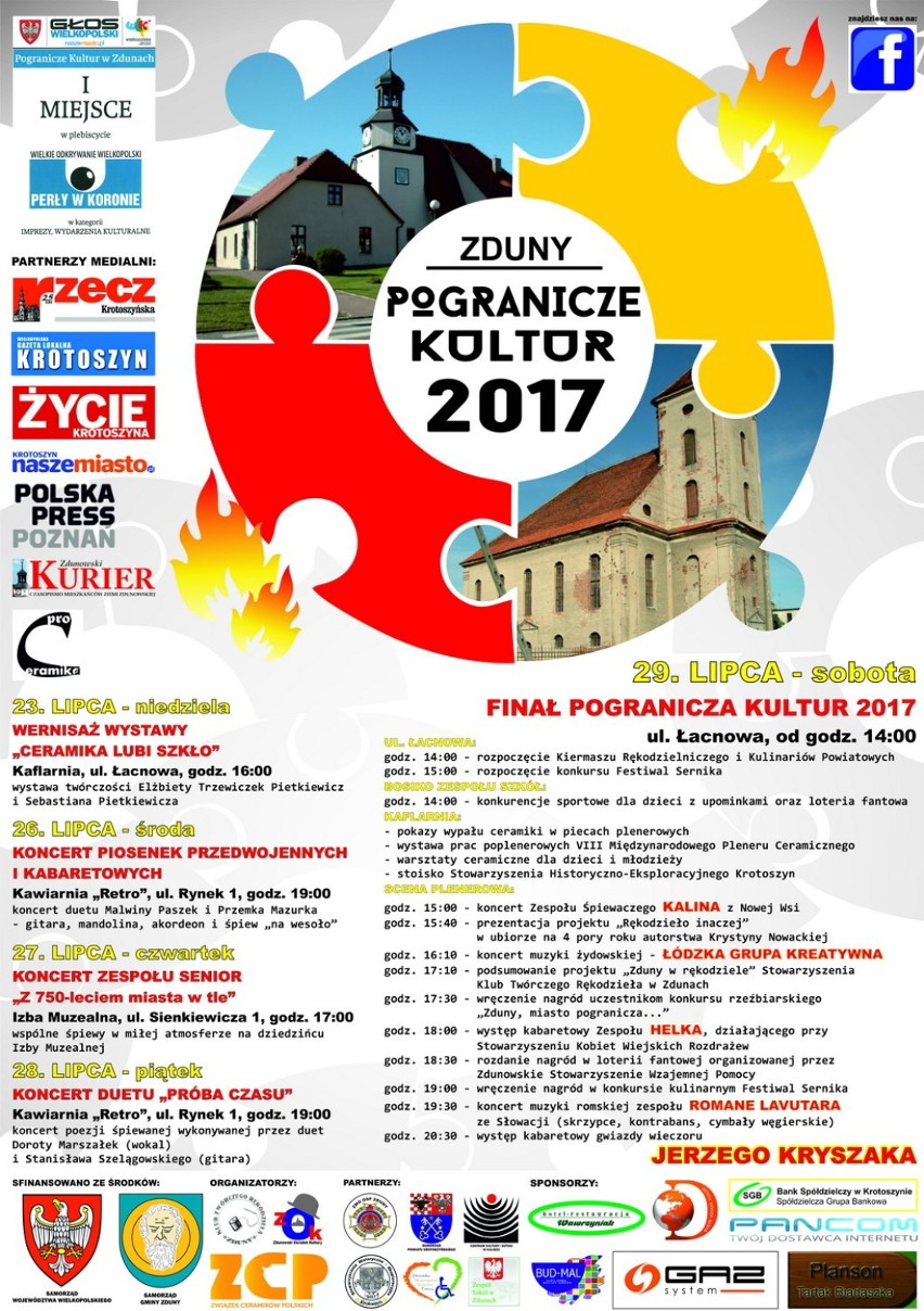 Zapraszamy na Pogranicze Kultur 2017 do Zdun [PROGRAM]