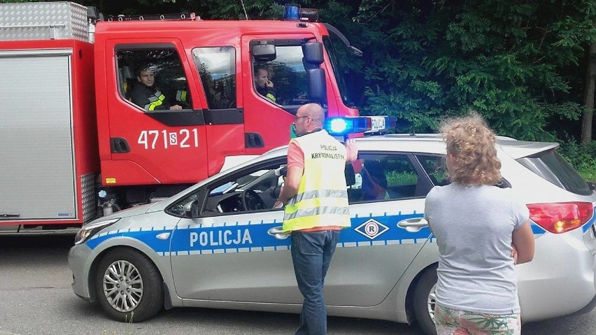 Wypadek w Jastrzębiu: wjechała w motorowerzystę