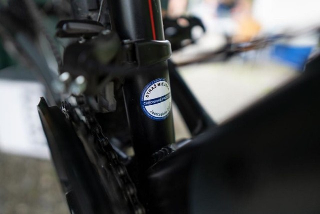 Akcja znakowania rowerów jest prowadzona w Jastrzębiu już od kilku lat.
