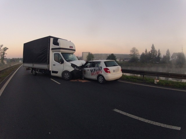 Wypadek na obwodnicy Żor. "Czołówka" na ul. Północnej