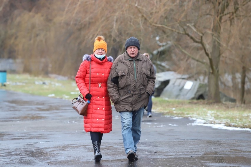 W sobotę, 9 stycznia, w Parku Śląskim było sporo ludzi. Sami...