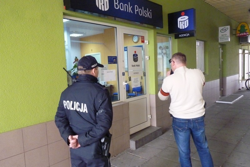 W czwartek ok. godz. 14 doszło do napadu na agencję banku...
