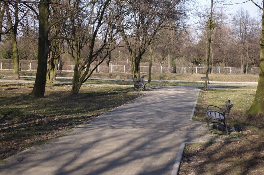 Wiosna 2015 Bytom : Spacer w parku miejskim im. F. Kachla