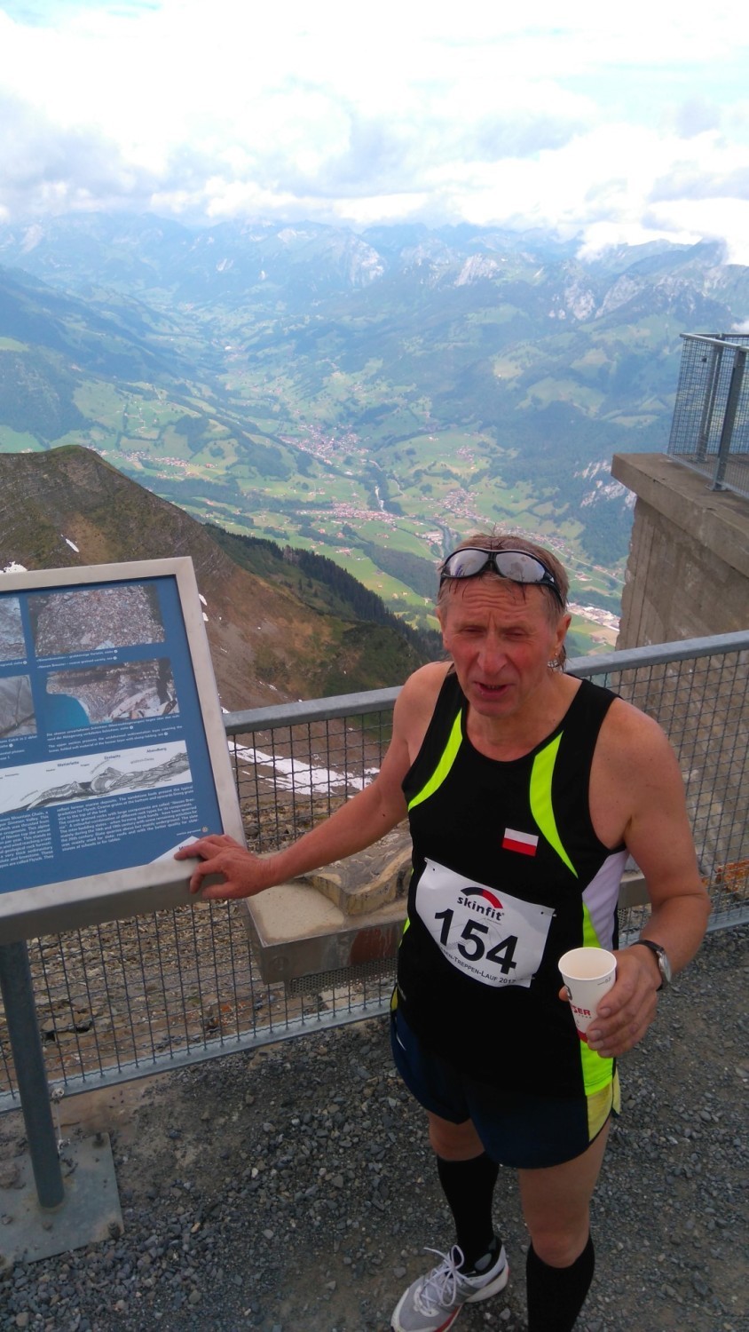 Piotr Mondre z Lęborka wszedł najdłuższymi schodami na świecie