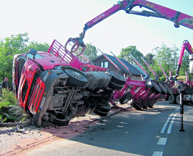 Wypadek w Ciścu dał sygnał do tego, by zająć się ciężarówkami.