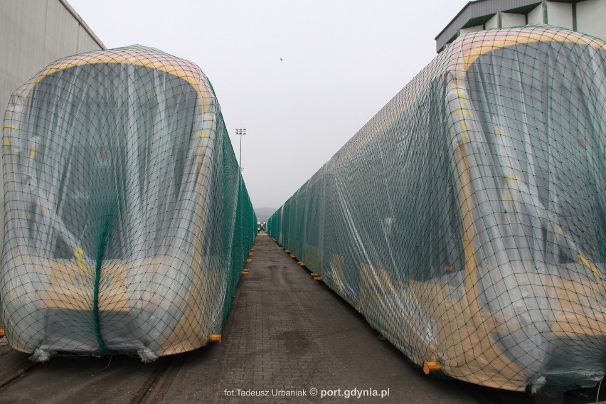 Gdynia. Tramwaje w porcie