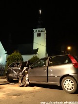 Wypadek w Wapienicy. Kraksa pod kościołem w Bielsku-Białej [ZDJĘCIA]