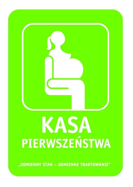 Oznakowanie kasy piewszeństwa