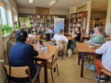 Spotkanie z pisarką Olgą Rudnicką w Gminnym Ośrodku Kultury w Lubszy