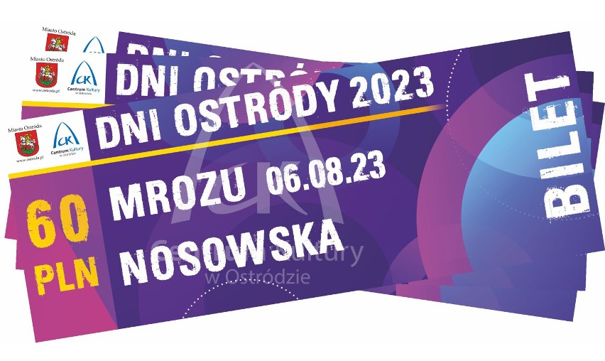 Bilety na tegoroczną edycję "Dni Ostródy"