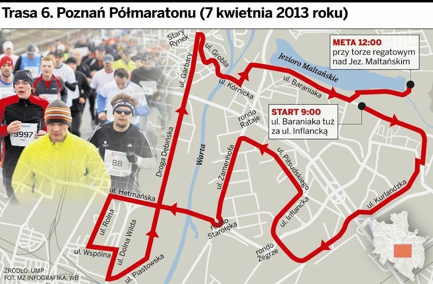 Trasa 6. Poznań Półmaraton