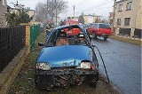Wpadek w Tarnowskich Górach przy ul. Grzybowej. Dwóch ludzi trafiło do szpitala