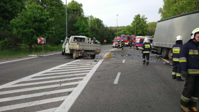 Wypadek w Luzinie