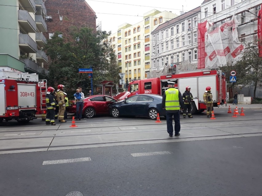 Wrocław. Zobacz zdjęcia z wypadku na ul. Jedności Narodowej