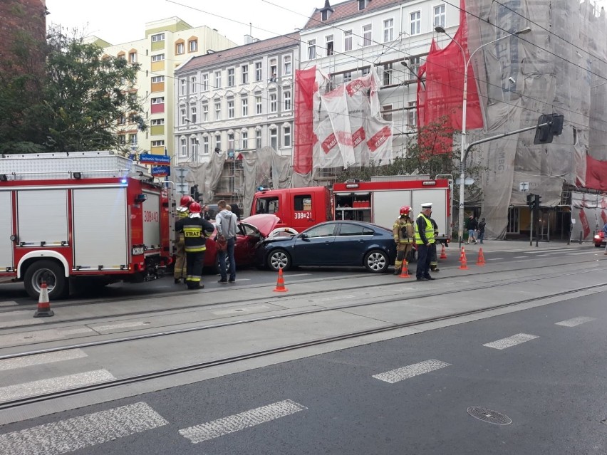 Wrocław. Zobacz zdjęcia z wypadku na ul. Jedności Narodowej